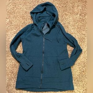 Mondetta Deep Teal Zip-Up Hoodie